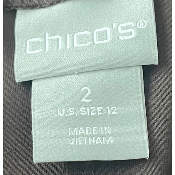 CHICO’S HIGH-RISE PULL-ON SKINNY LEG PANTS, WOMENS, U.S. 12 (CHICO'S 2), BROWN - Picture 9 of 10